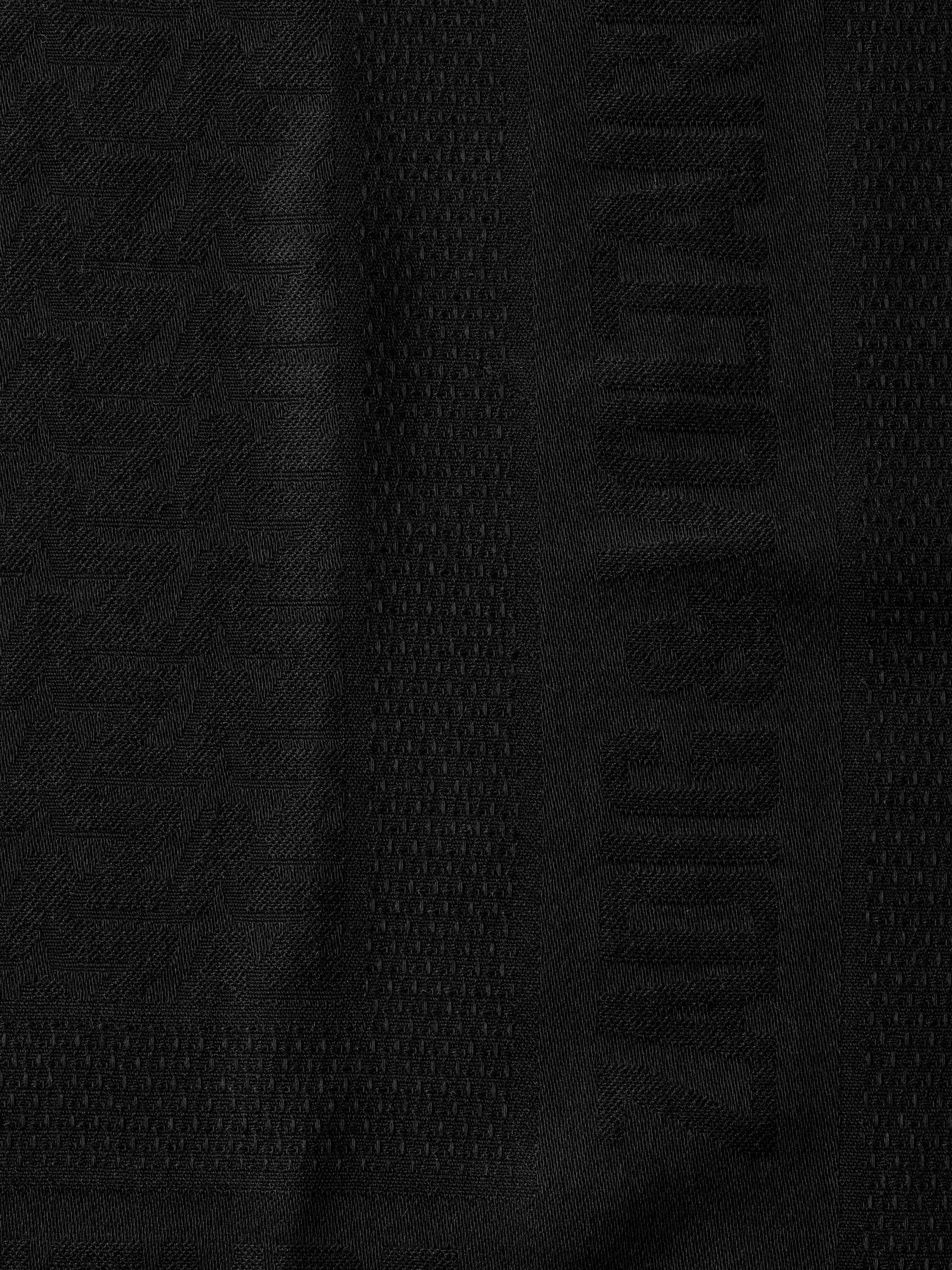 Glenn ZV Initiale Scarf 135 - Women’s large black scarf